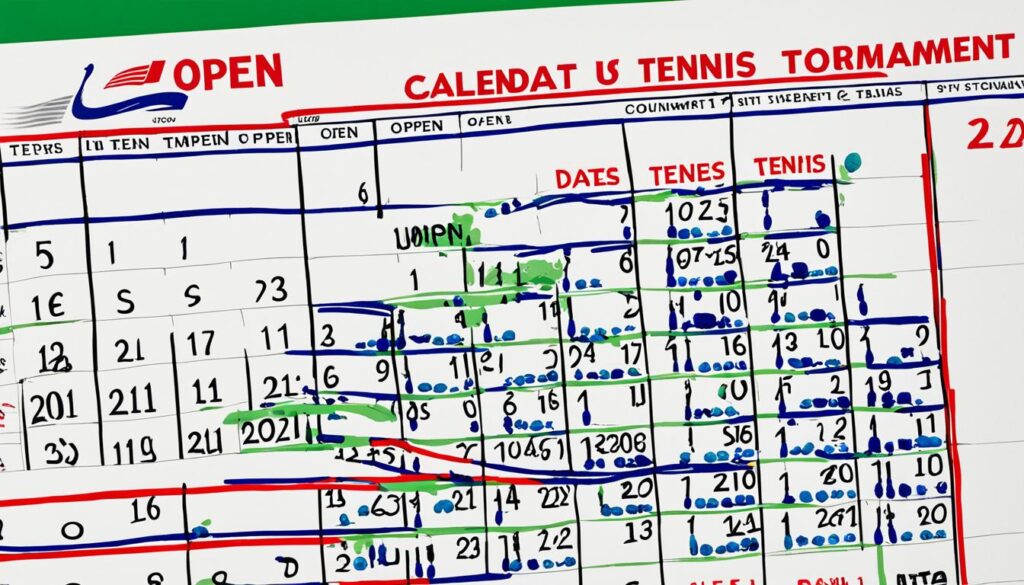 US Open Tennis Kalender